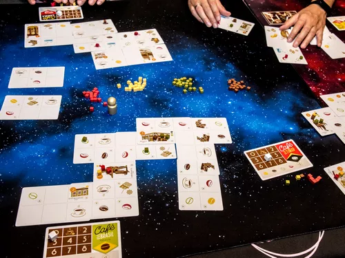 Test du jeu café table
